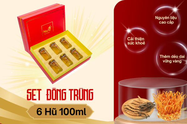 Set yến đông trùng - Món quà sức khoẻ tặng người thương