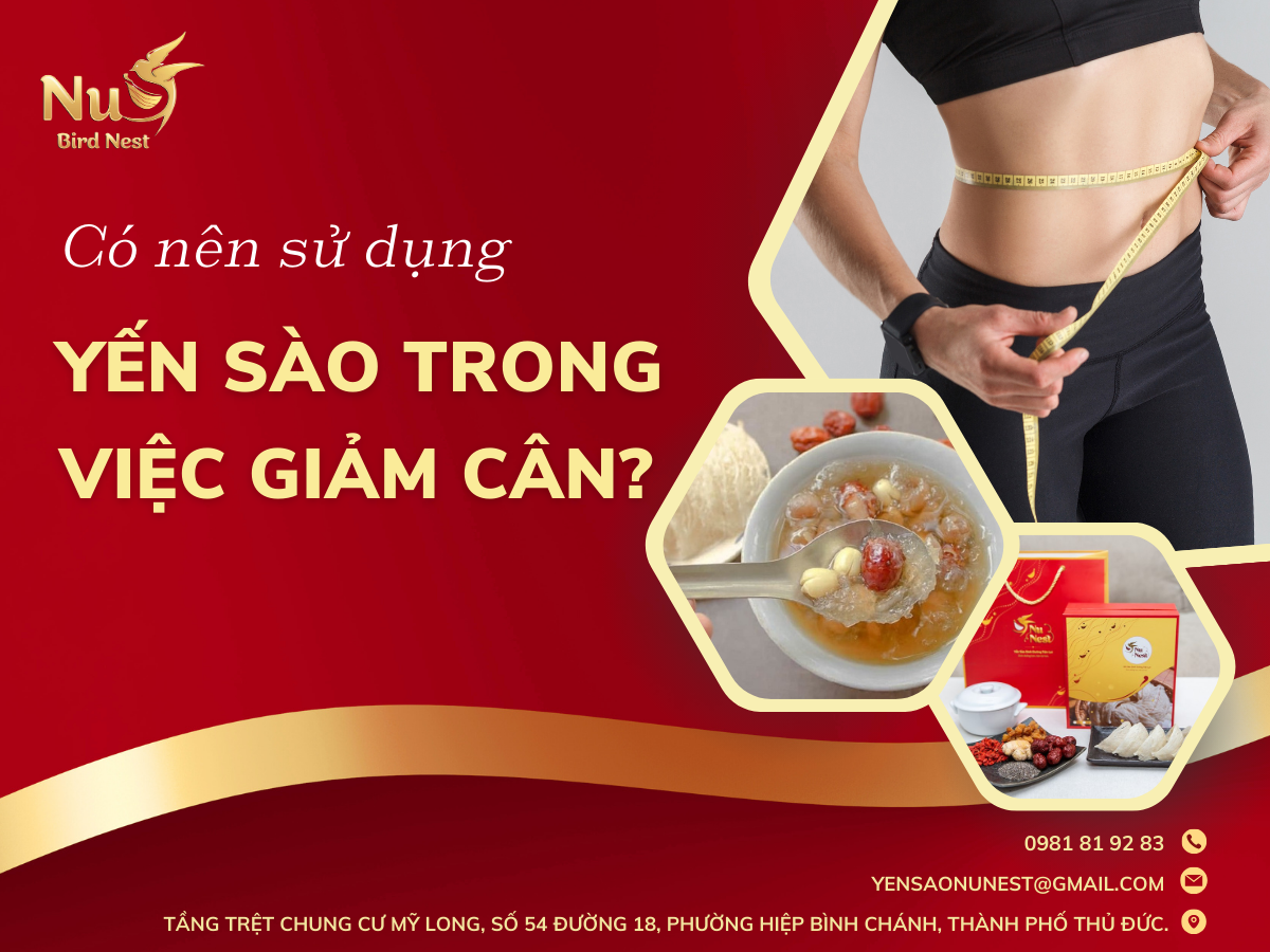 CÓ NÊN SỬ DỤNG YẾN SÀO TRONG VIỆC GIẢM CÂN?