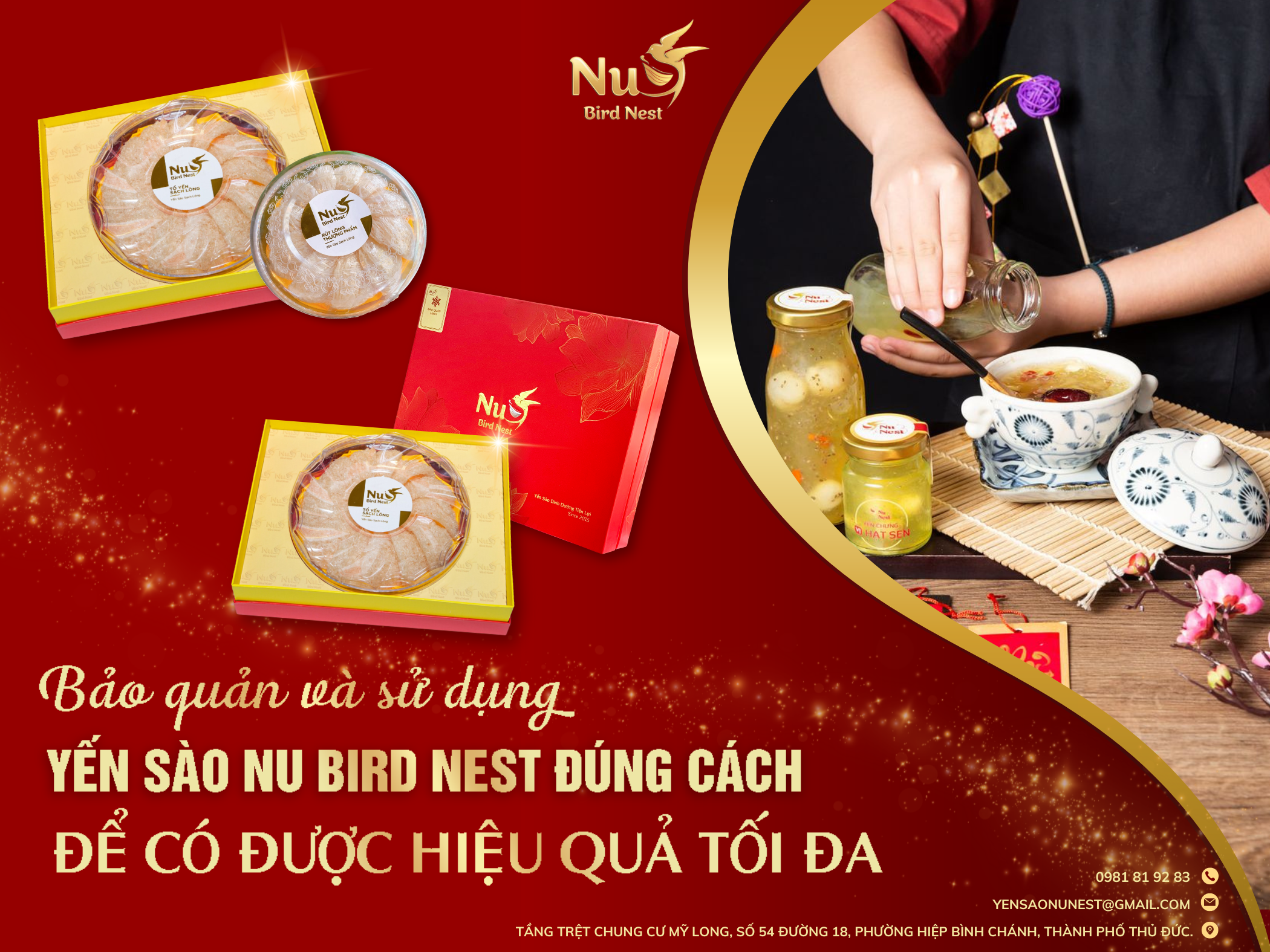 BẢO QUẢN VÀ SỬ DỤNG YẾN SÀO NU BIRD NEST ĐÚNG CÁCH ĐỂ CÓ ĐƯỢC HIỆU QUẢ TỐI ĐA