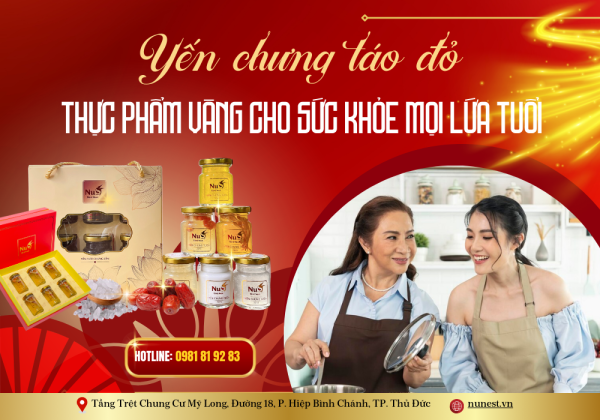 Yến Chưng Táo Đỏ - Thực Phẩm Vàng Cho Sức Khỏe Mọi Lứa Tuổi