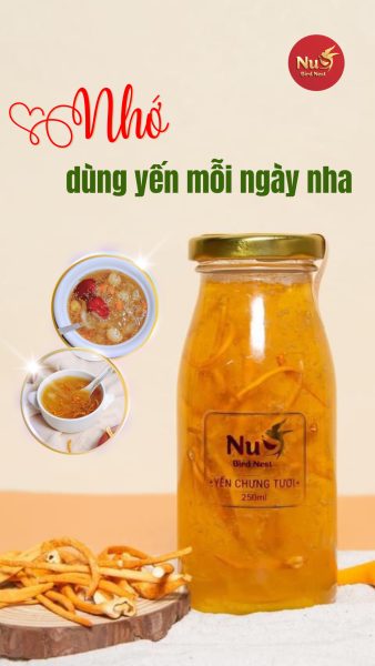 Nâng cao sức khoẻ với yến chưng tươi