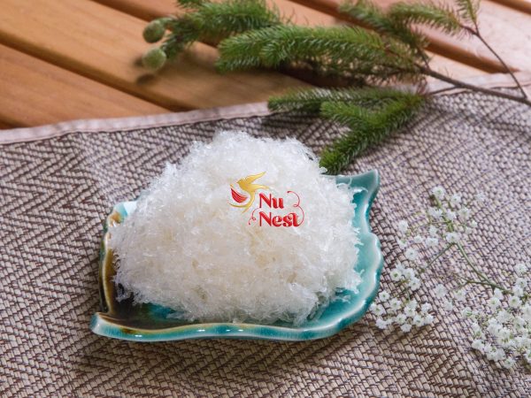 Yến tươi sau khi đã qua sơ chế - NU BIRD NEST