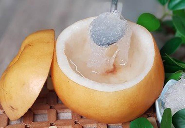 Yến chưng lê tươi đường phèn