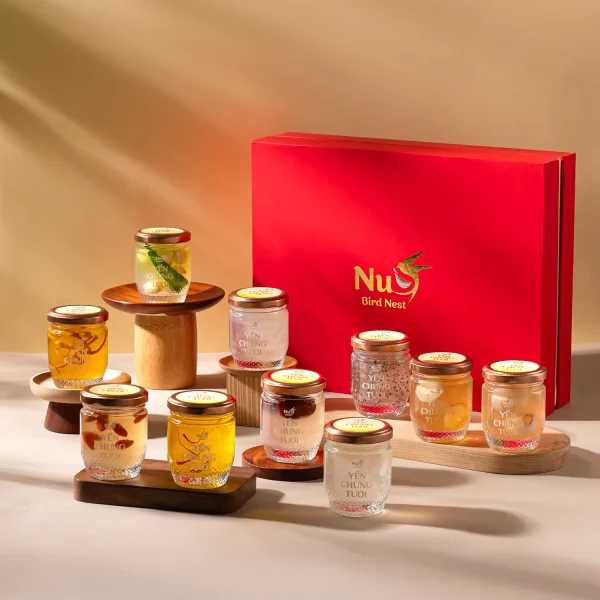 Set yến chưng tươi 10 hũ 75ml