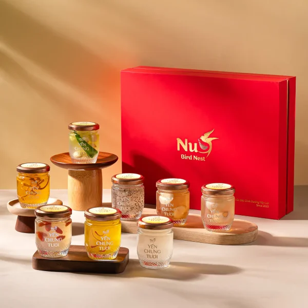 Set yến chưng tươi 8 hũ 100ml
